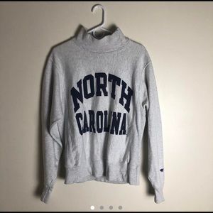 Champion North Carolina Turtleneck Sweatshirt